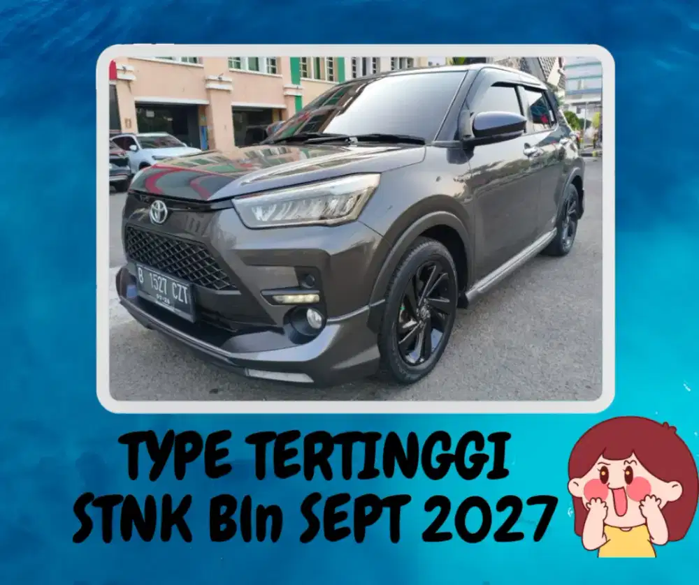 Raize Turbo GR TSS AT 21 TDP30 Toyota Raise 1.0 GR SPORT Matic 2021