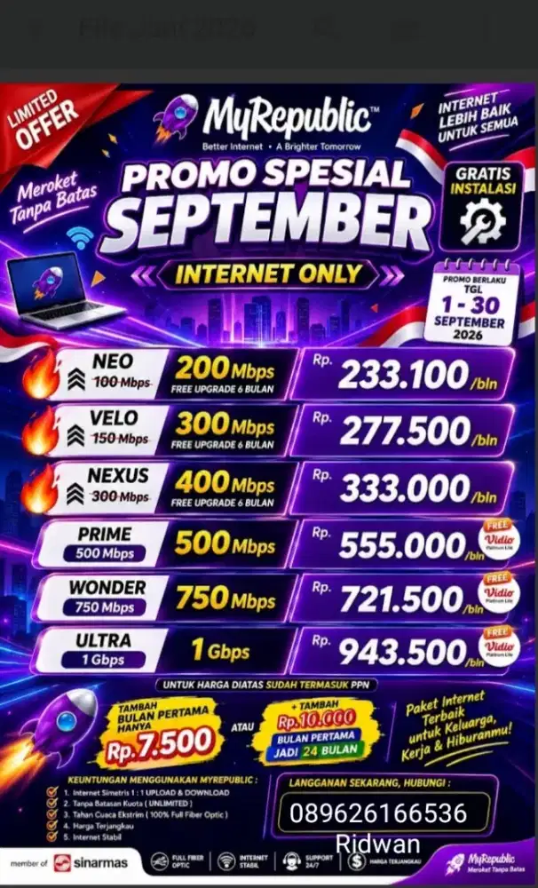 Wifi myrepublic