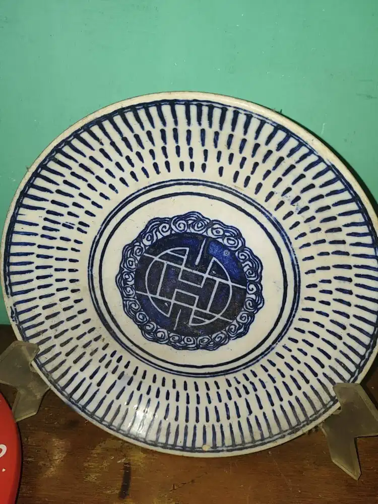 Jual Piring Antik Motif Biru Putih Asal Tiongkok