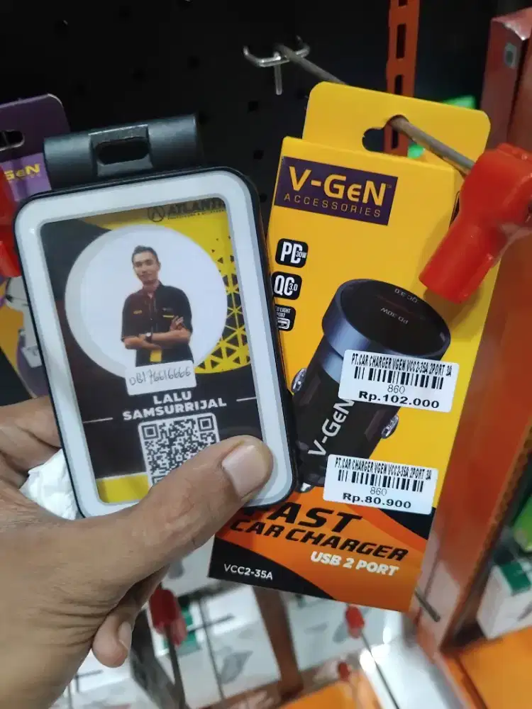 CAR CHARGER V-GEN VCC2-35A 2PORT 3A|ATLANTIS DAHSYAT