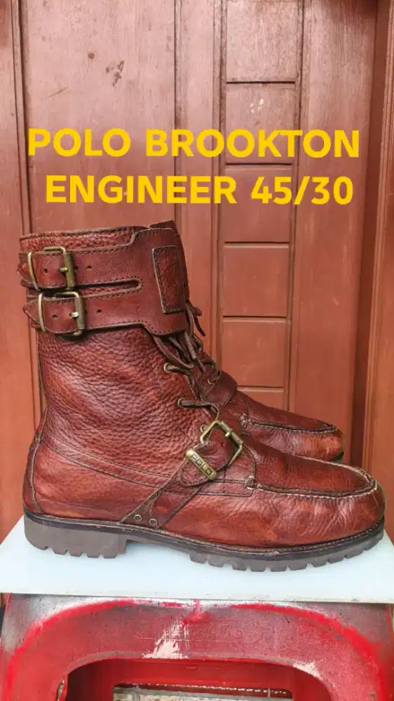 Sepatu boots ralph lauren original