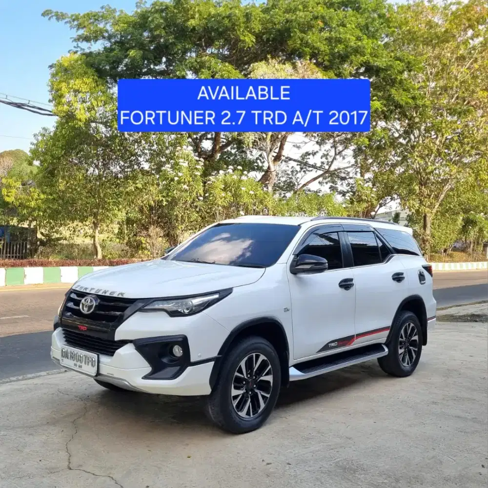 Toyota Fortuner 2.7 TRF A/T 2017