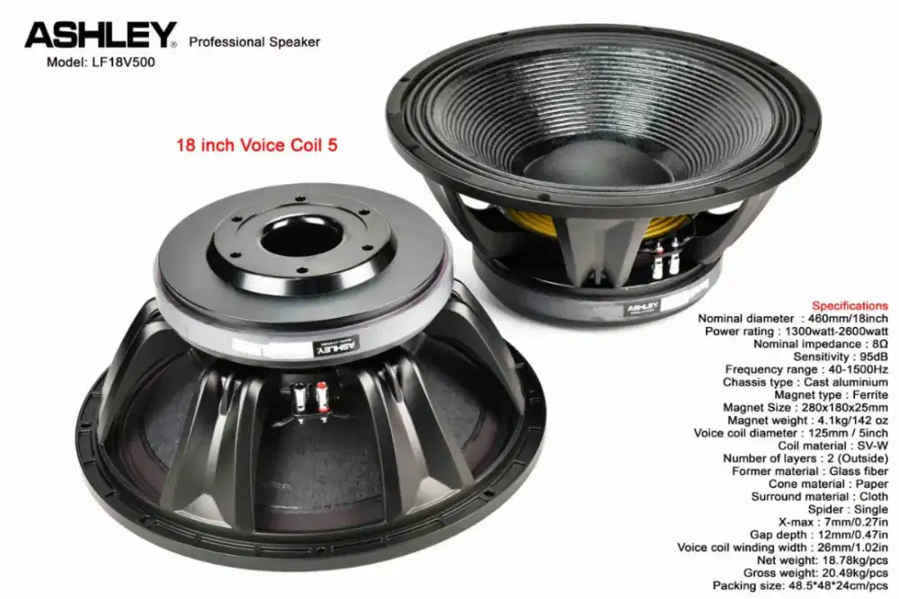 Speaker Ashley Lf18v500