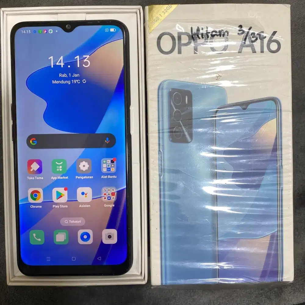oppo a16 3/32 used siap pakai