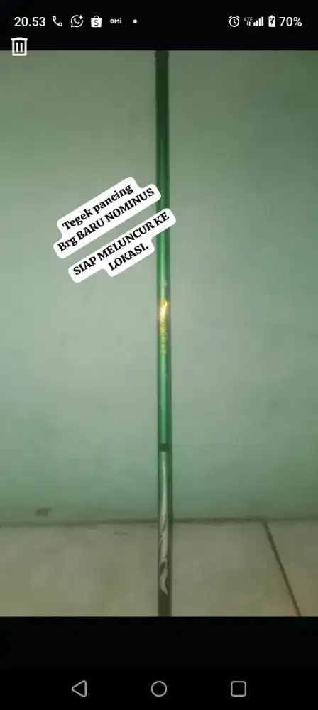 Tegek pancing AQUA PROO kuat nominussss