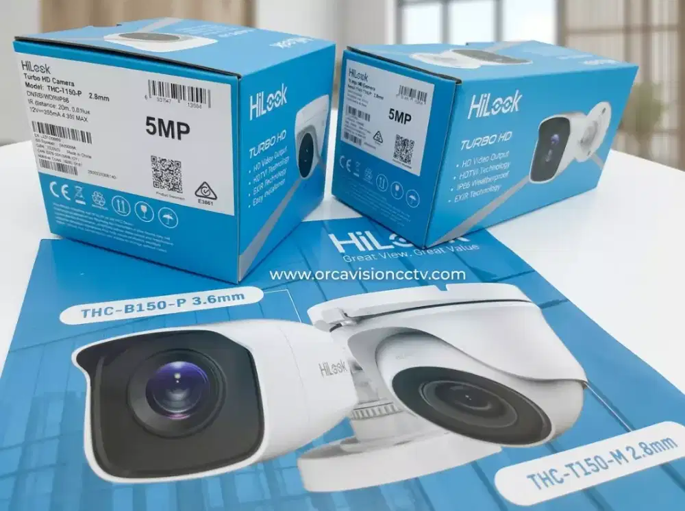 Paket cctv berkualitas Hilook 5 mp lebih jernih