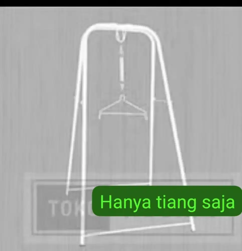 Tiang ayunan besi lipat