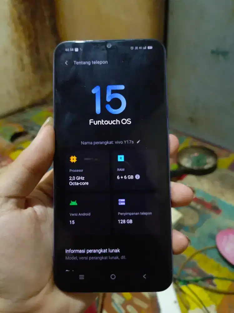 Vivo Y17s 6+6/128 Android 15