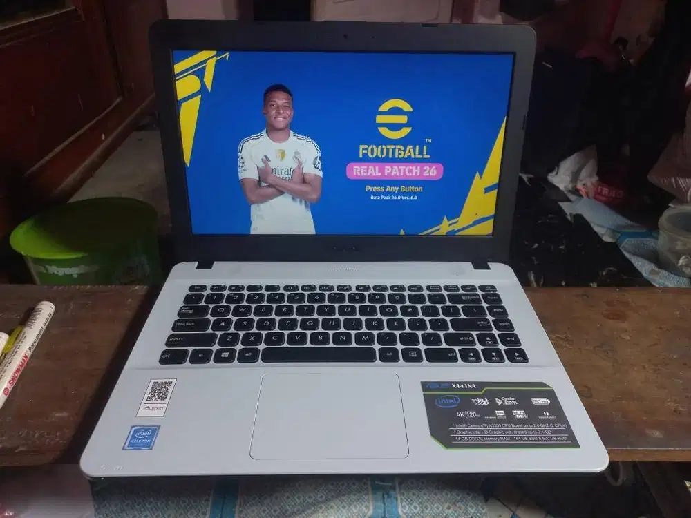 ASUS X441N intel RAM 4 GB SSD+HDD FULLGAMES