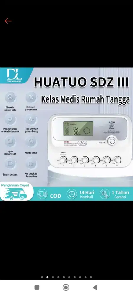 Alat kesehatan hwato akupuntur tens fisioterapi