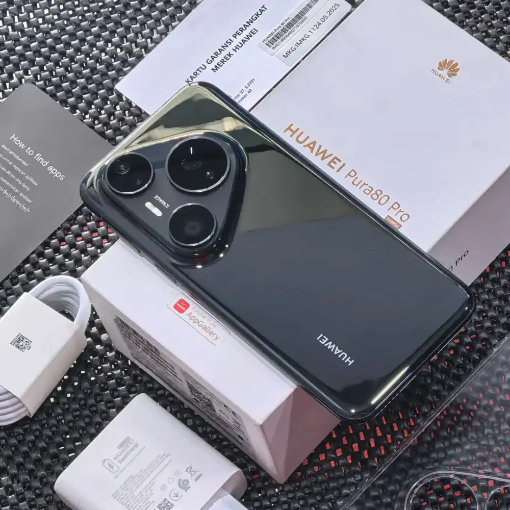 Huawei Pura 80 Pro 12/512GB Garansi Resmi Juli 2027