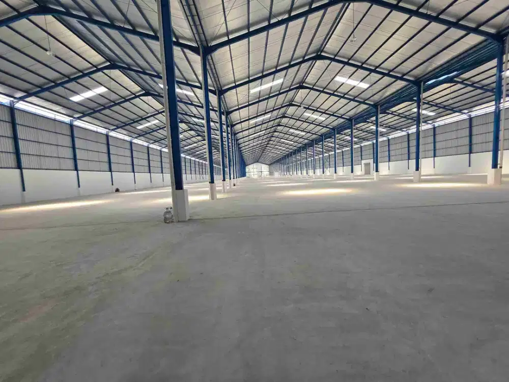Gudang baru di kawasan industri cikarang lt 1,5ha/lb 8000m