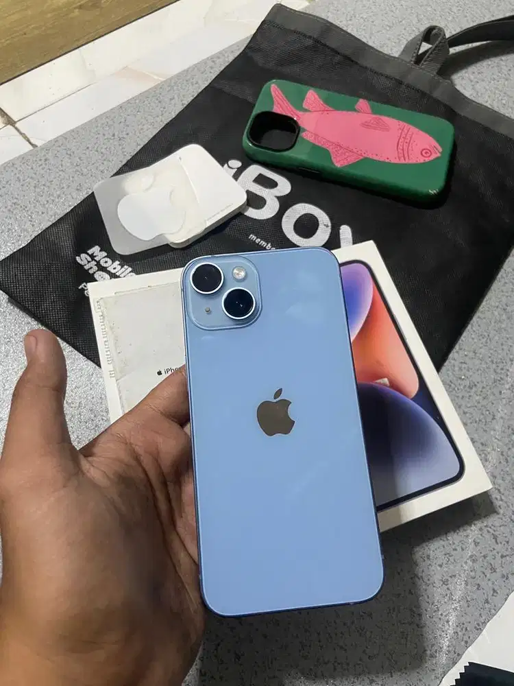 iphone 14 blue 128gb iBox