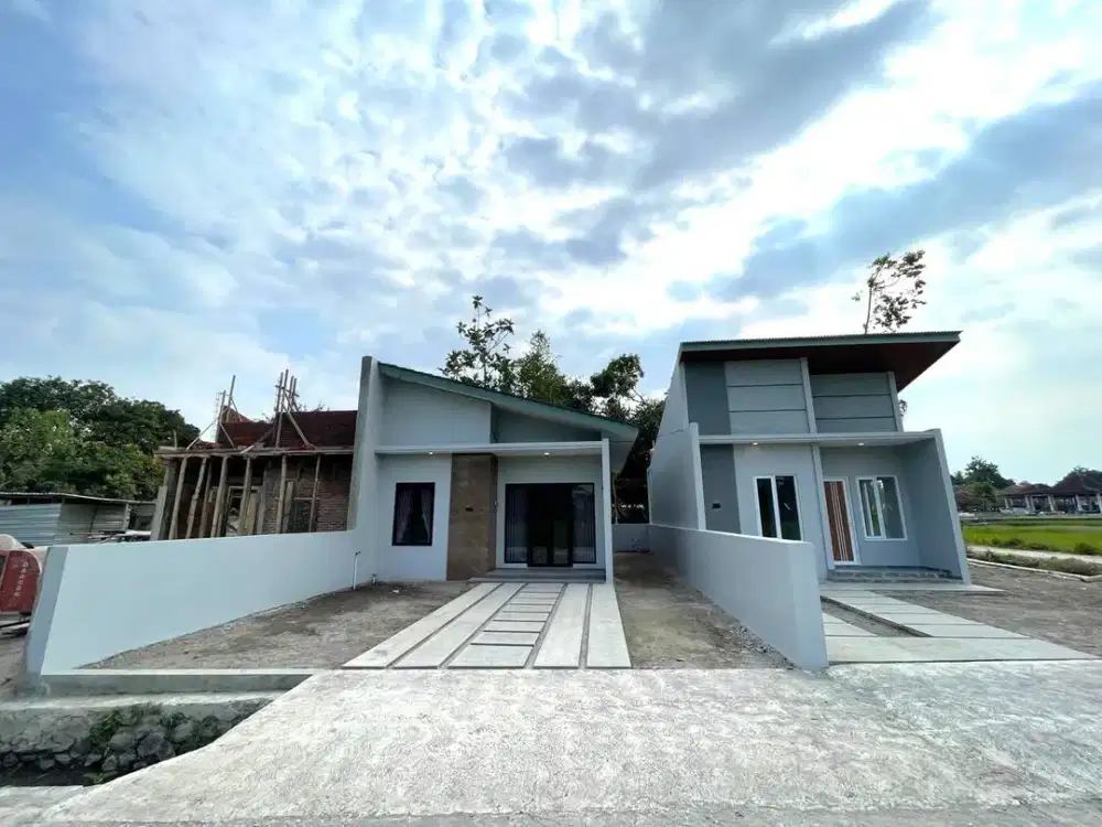 Rumah Murah View Sawah 700 meter dari Jl Raya Jogja-Solo