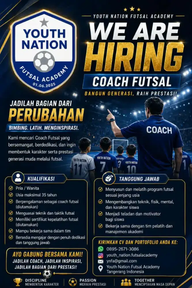 Asisten Pelatih Futsal