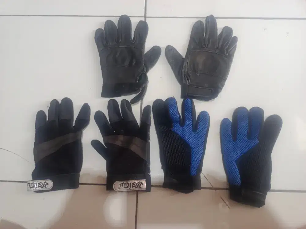 Sarung tangan motor 3 pasang 50 ribu