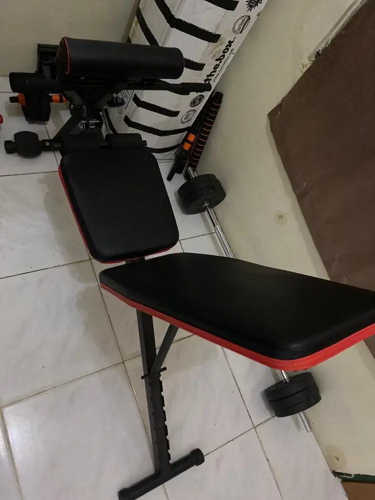 Sit Up Bench Adjustable Folding Fitness Bench Press