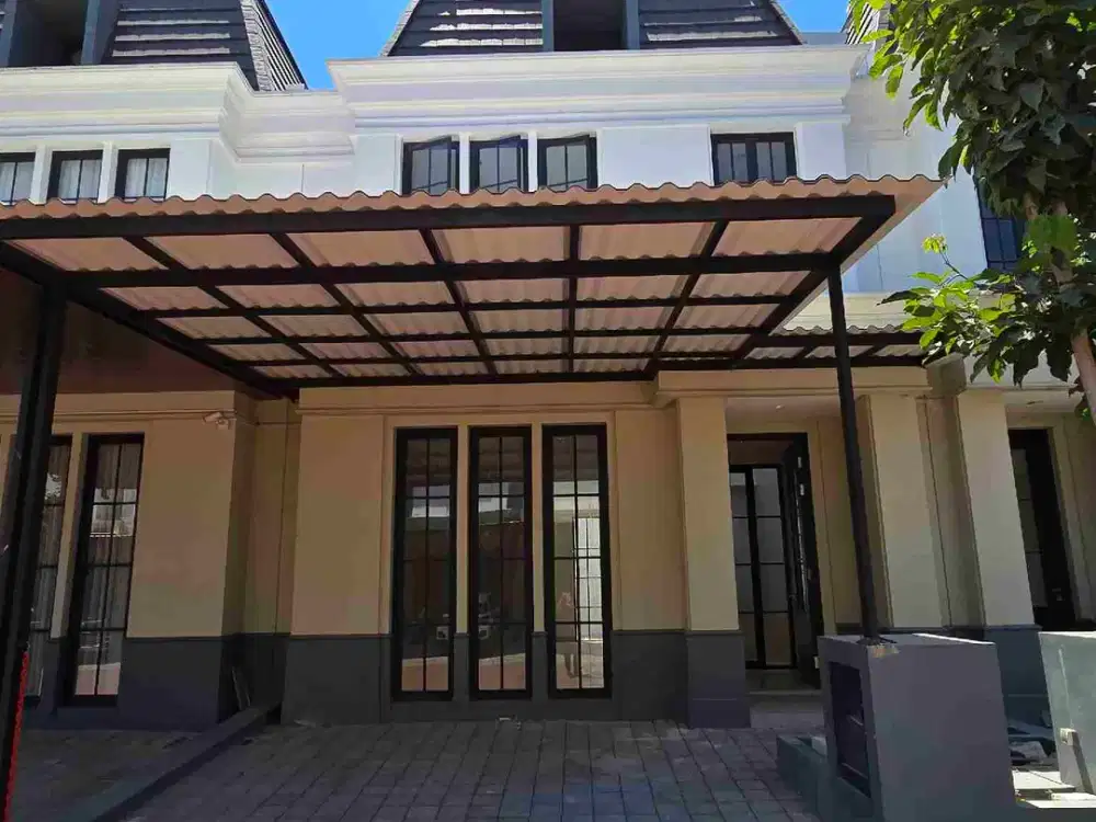 Jual Rumah Baru mepet Graha Famili Surabaya Barat Free 3 AC dan Kanopi