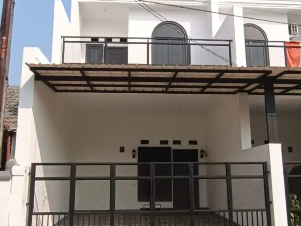 Dijual rumah murah bagus 2 lantai di Harapan Jaya Bekasi Utara siap huni minimalis modern