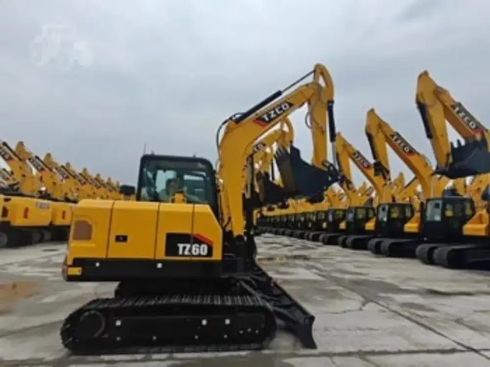 Excavator TZCO type TZ60 kelas 6 ton