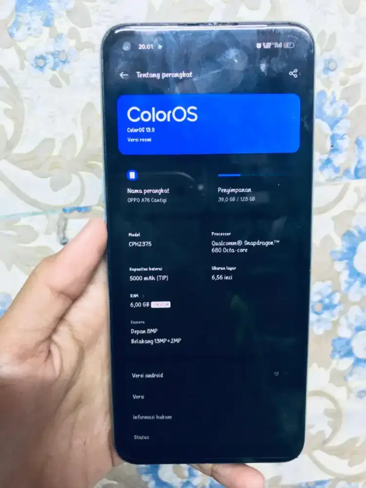 Oppo a76 6/128Gb