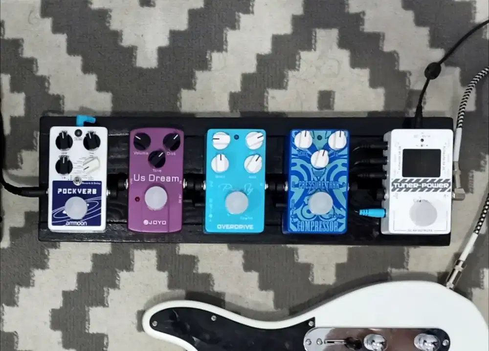 Pedalboard Guitar Effects - Pedalboard Efek Gitar - Full Set