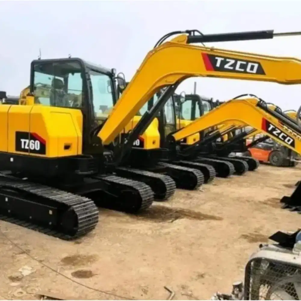 Excavator TZco model TZ60 kelas 6 ton