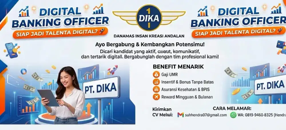 Lowongan Kerja di PT. Dika