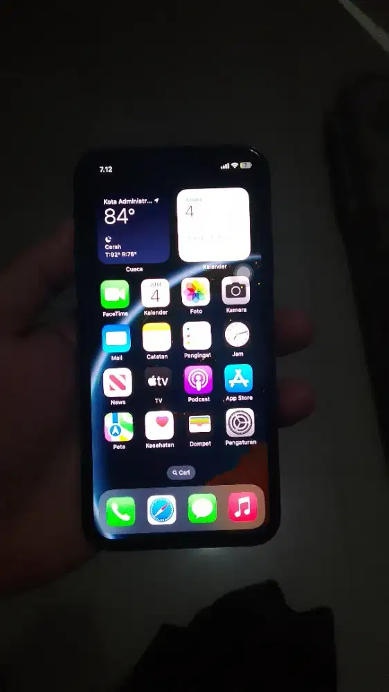 iPhone X internal 64gb no reset
