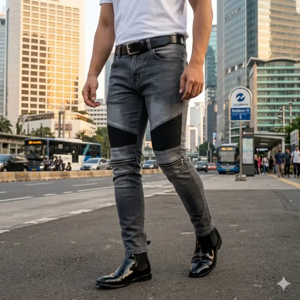 RUCAS Celana Biker Jeans (31)