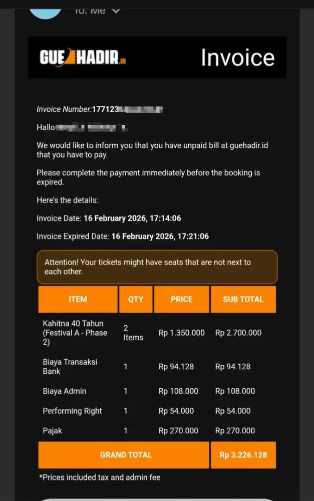 Jual Tiket konser Kahitna 40 tahun tgl 5 Sep 2026