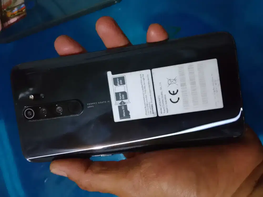 Jual hape redmi note8 pro ram6/128 NFC normal sangat mulus .