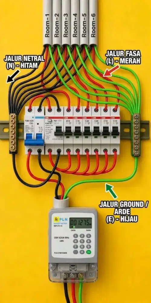 Service listrik dan pemasangan instalasi rapih dan aman