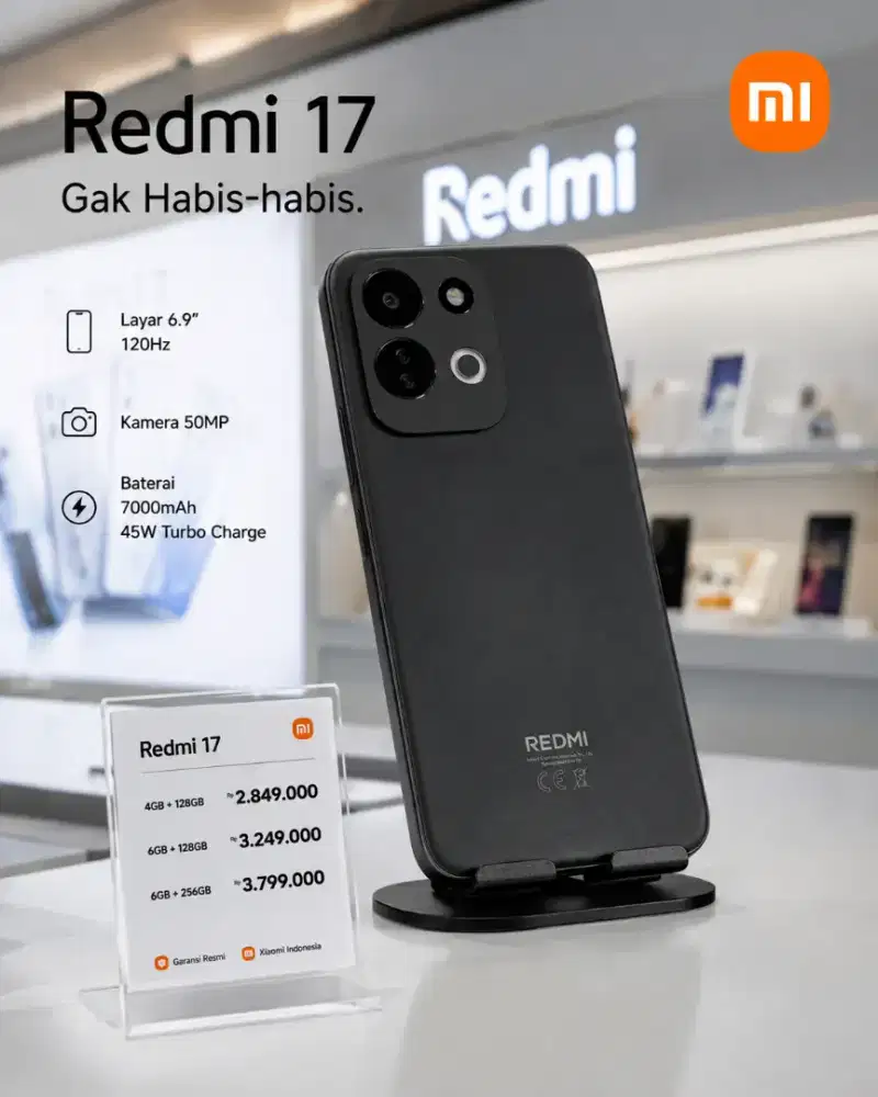 Redmi 17 Promo Awal Bulan