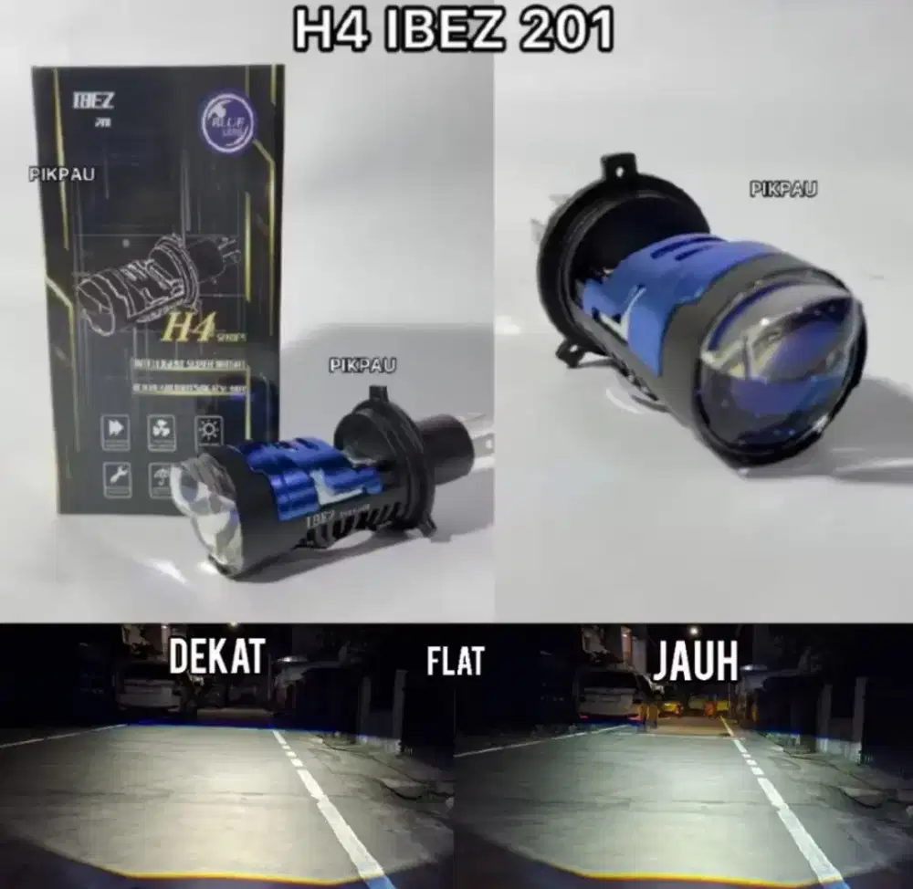 IBEZ Lampu Utama BILED H4 201 Dengan Kipas Pendingin
