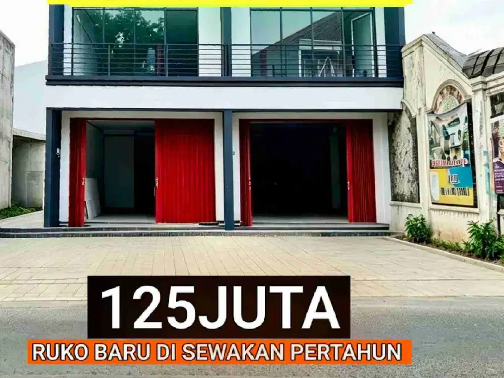RUKO DI SEWAKAN PERTAHUN