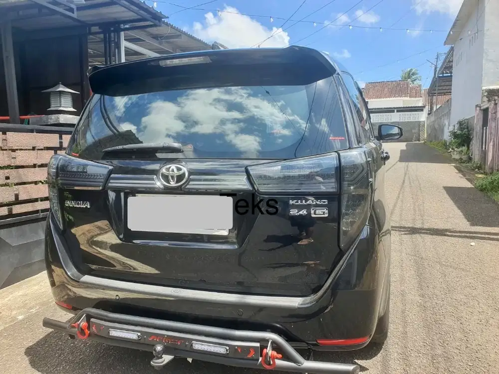 Bumper towing depan belakang merk amor & foot step inova