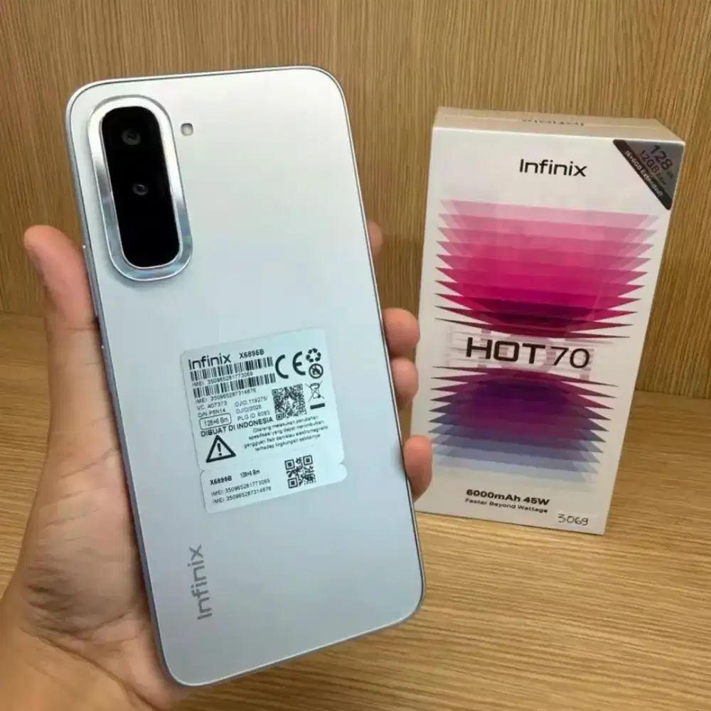 INFINIX HOT 70 RAM 6/128 BARU
