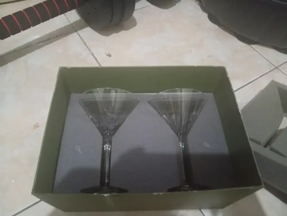 Christofle Scottish Coffret Gelas Martini
