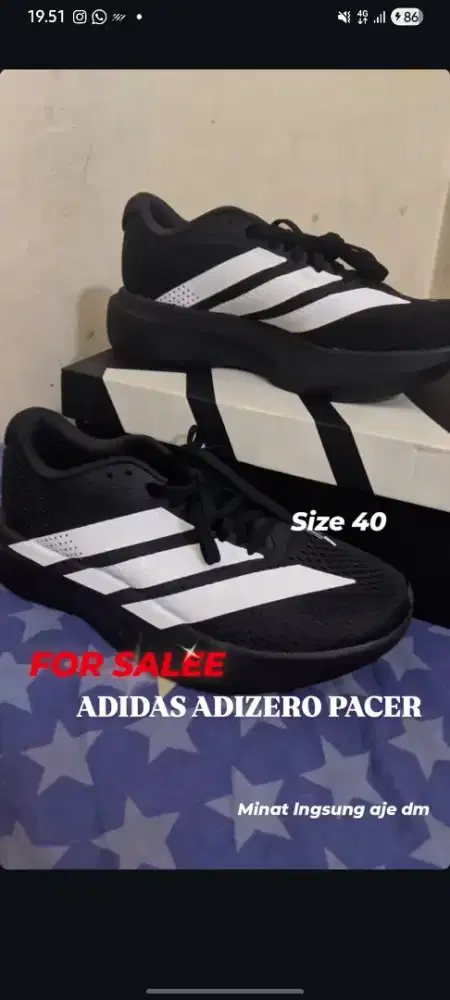 Sepatu running adidas adizero pacer