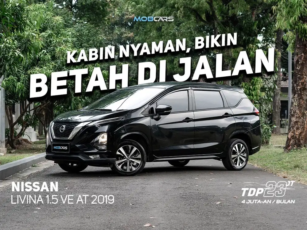 FREE SALDO E-TOLL 1 JT LIVINA VE 1.5 AT 2019 HITAM