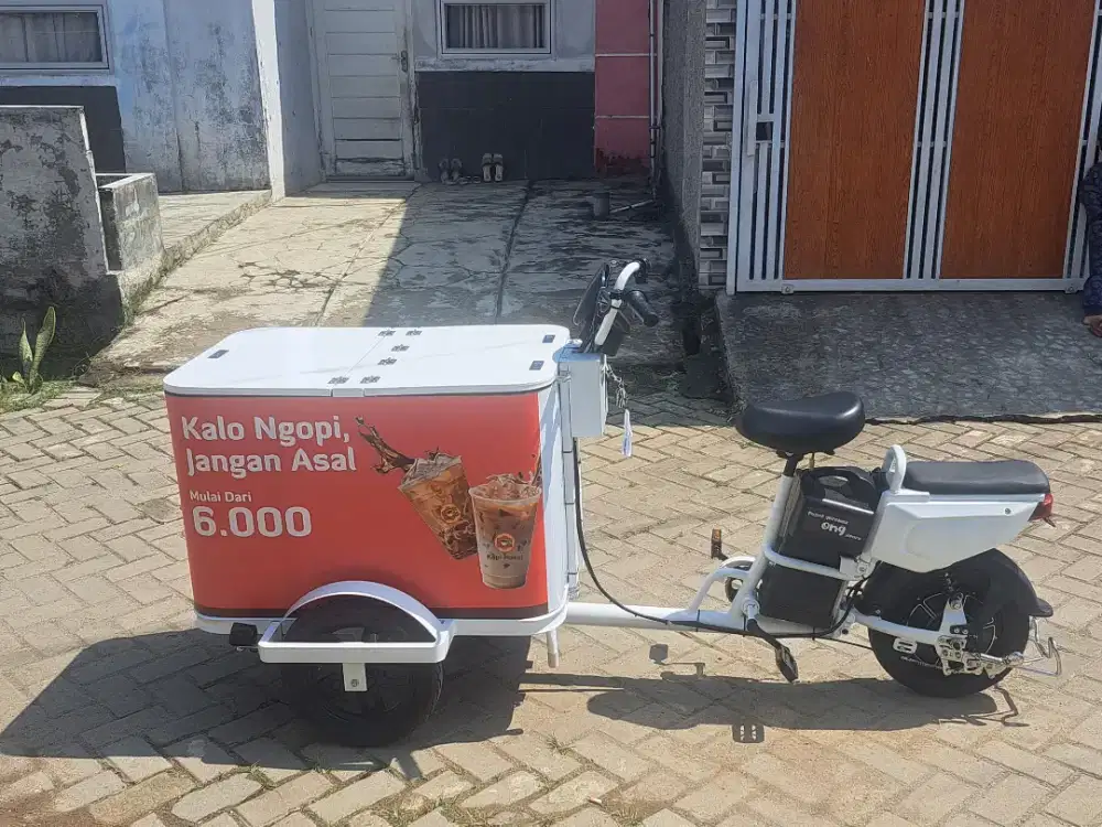 Gerobak listrik usaha keliling