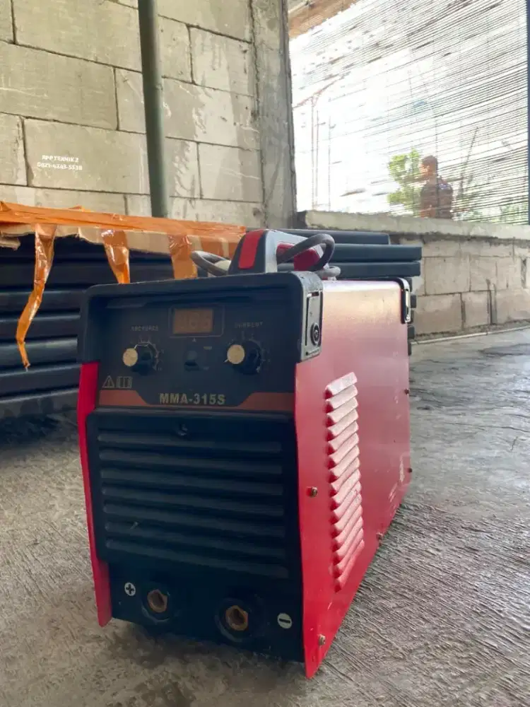 MESIN LAS BEKAS MMA 315A 1 PHASE REDBO BEKAS LISTRIK IGBT DC SECOND