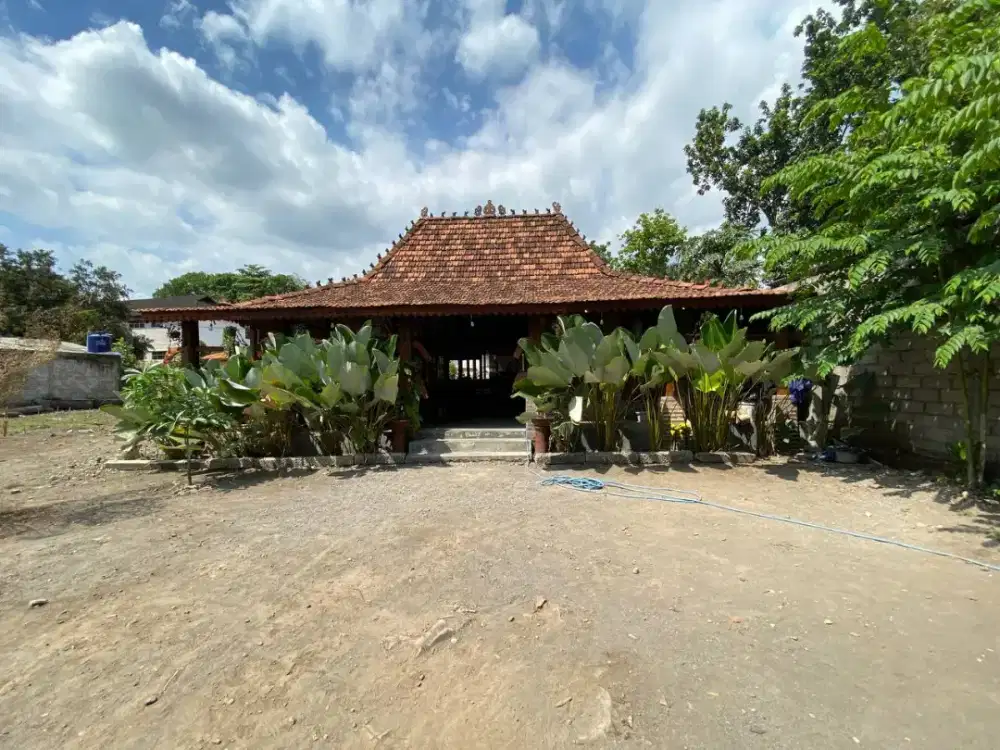 Tanah bonus joglo cafe dekat kampus UII jalan Kaliurang KM 14 Sleman