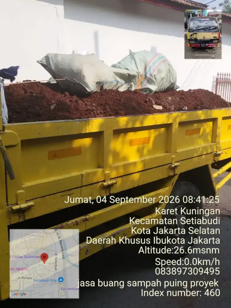 Jasa buang puing dan buang sampah