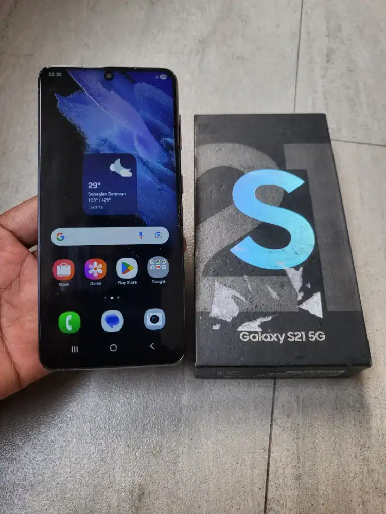 Samsung s21 5G ram 8/256 Resmi Fullset