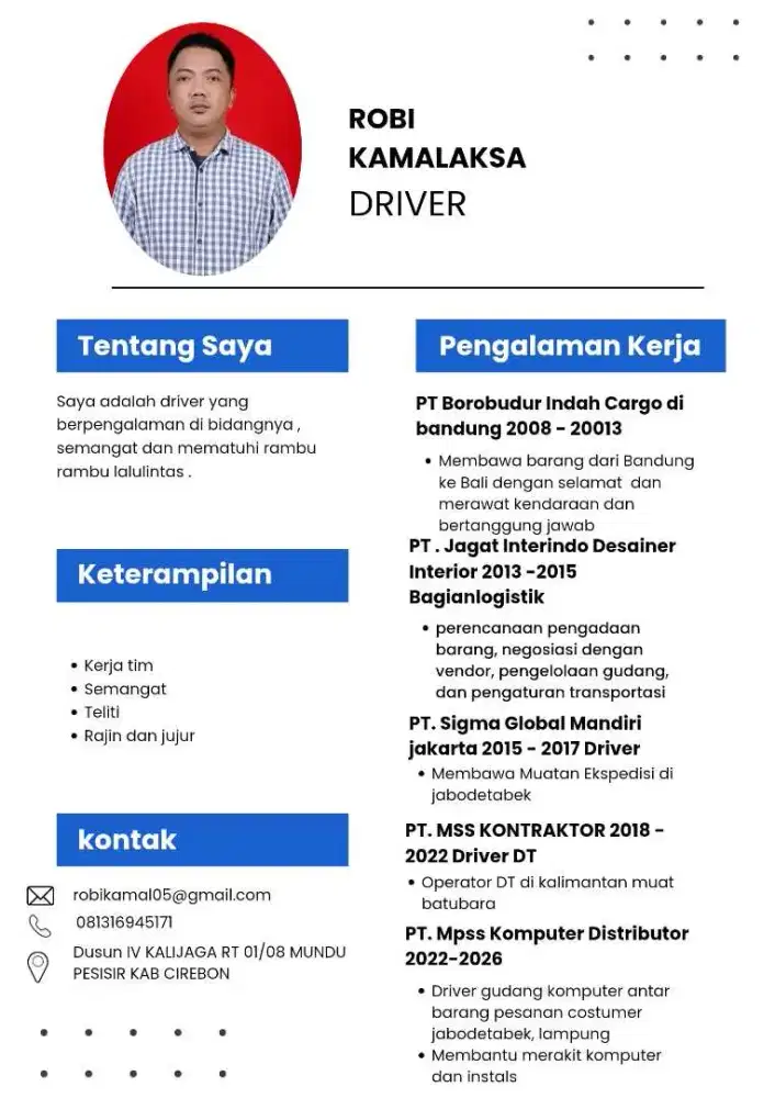 Loker driver sim B1