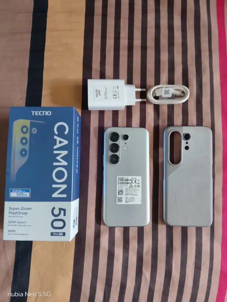 Tecno camon 50 pro 5G ram 8/256