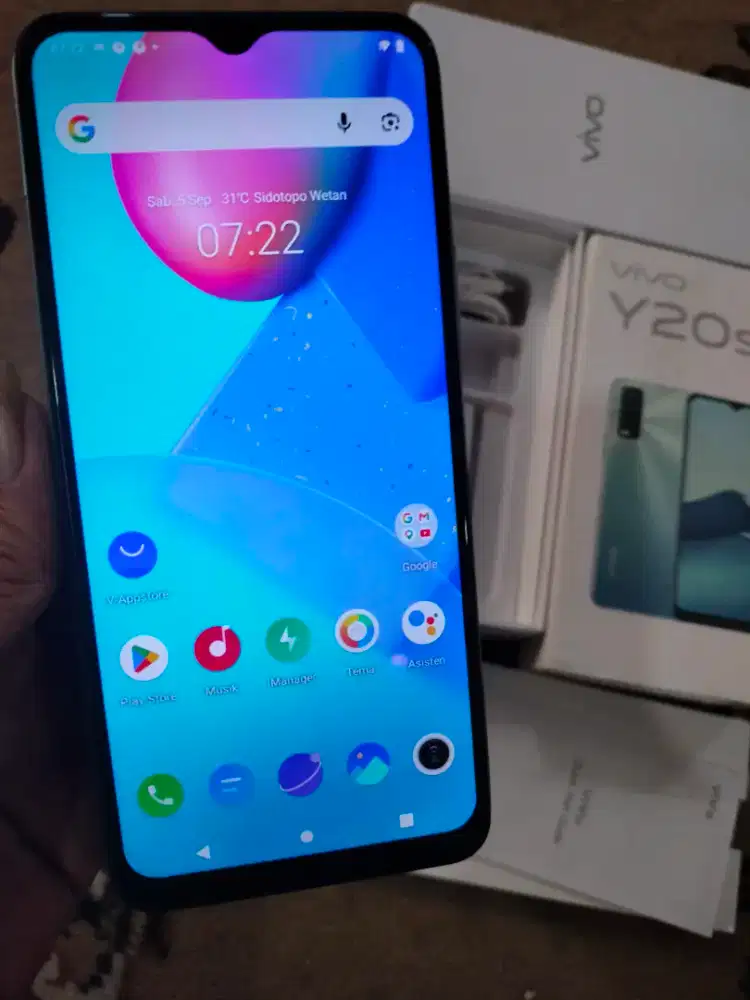 Vivo Y20S (8/256) segel lkp mulus 98%no minus.PAS