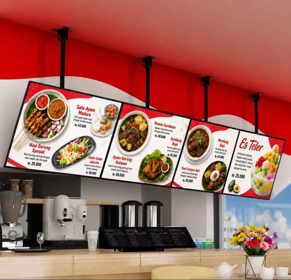 Solusi Display Menu Pintar: Tajam, Elegan, dan Mudah Diganti Kapan Saj